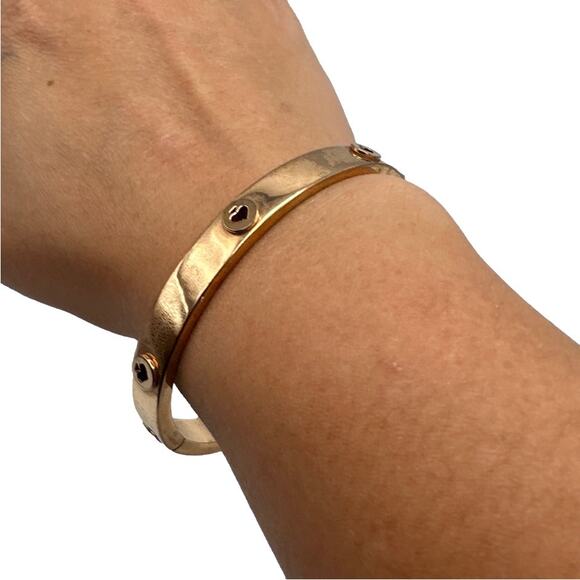 KATE SPADE New York Ru2752 Spot the Spade Gold Tone Bracelet - Picture 1 of 7